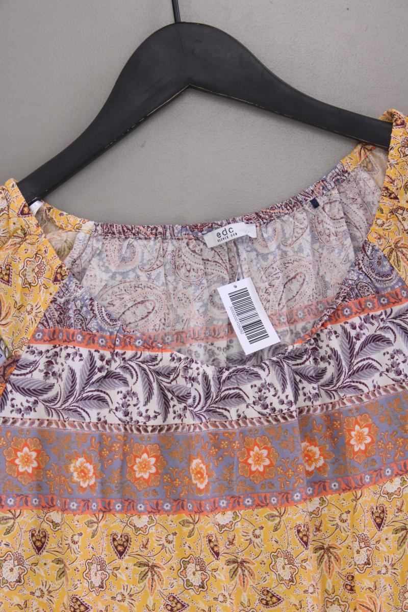 edc by Esprit Kurzarmbluse Gr. L mit Blumenmuster neuwertig mehrfarbig - Image 2