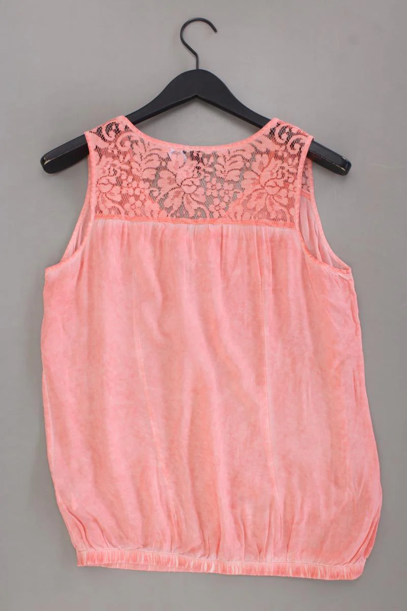 s.Oliver Ärmellose Bluse Gr. M neuwertig orange aus Viskose - Image 3