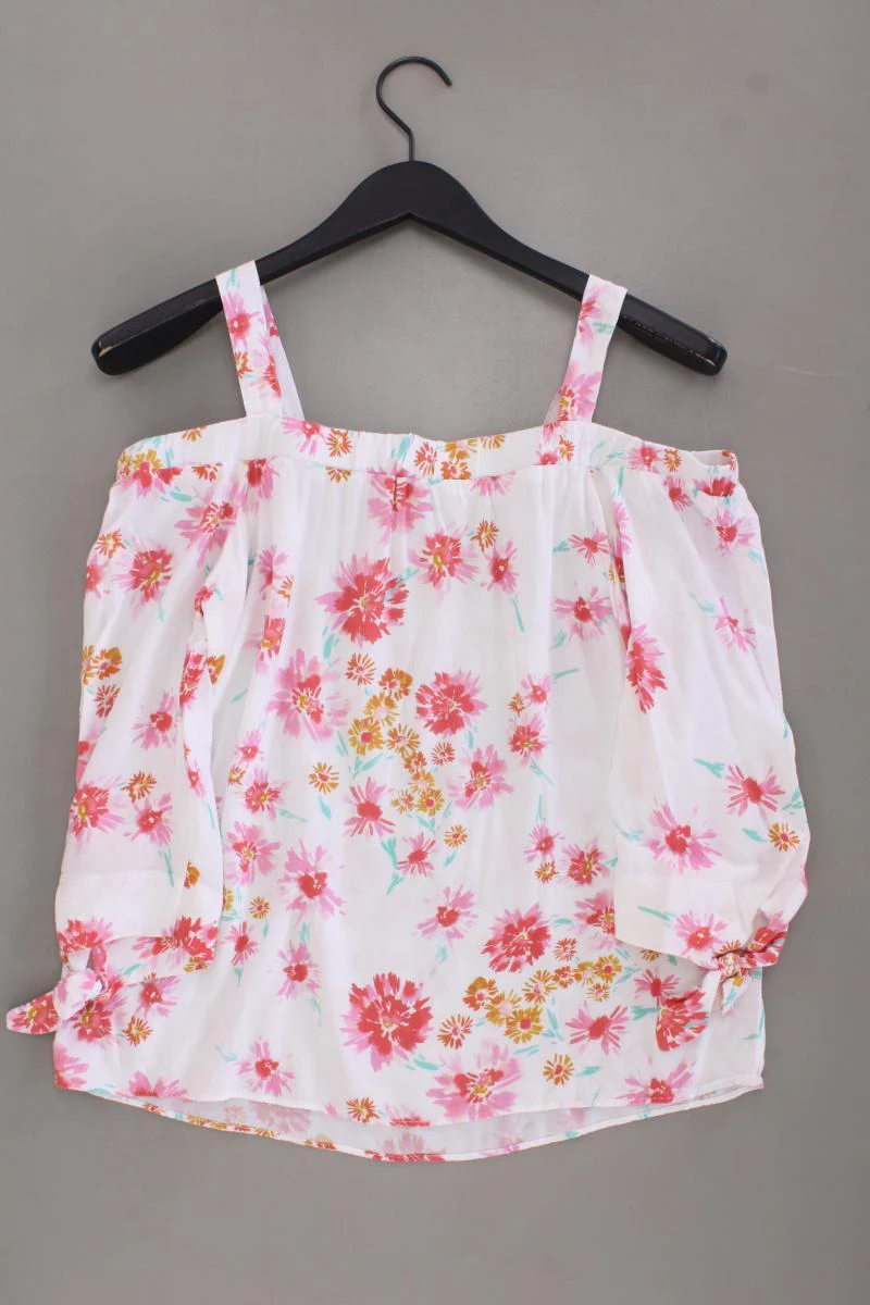 edc by Esprit Classic Bluse Gr. S mit Blumenmuster 3/4 Ärmel rosa - Image 3