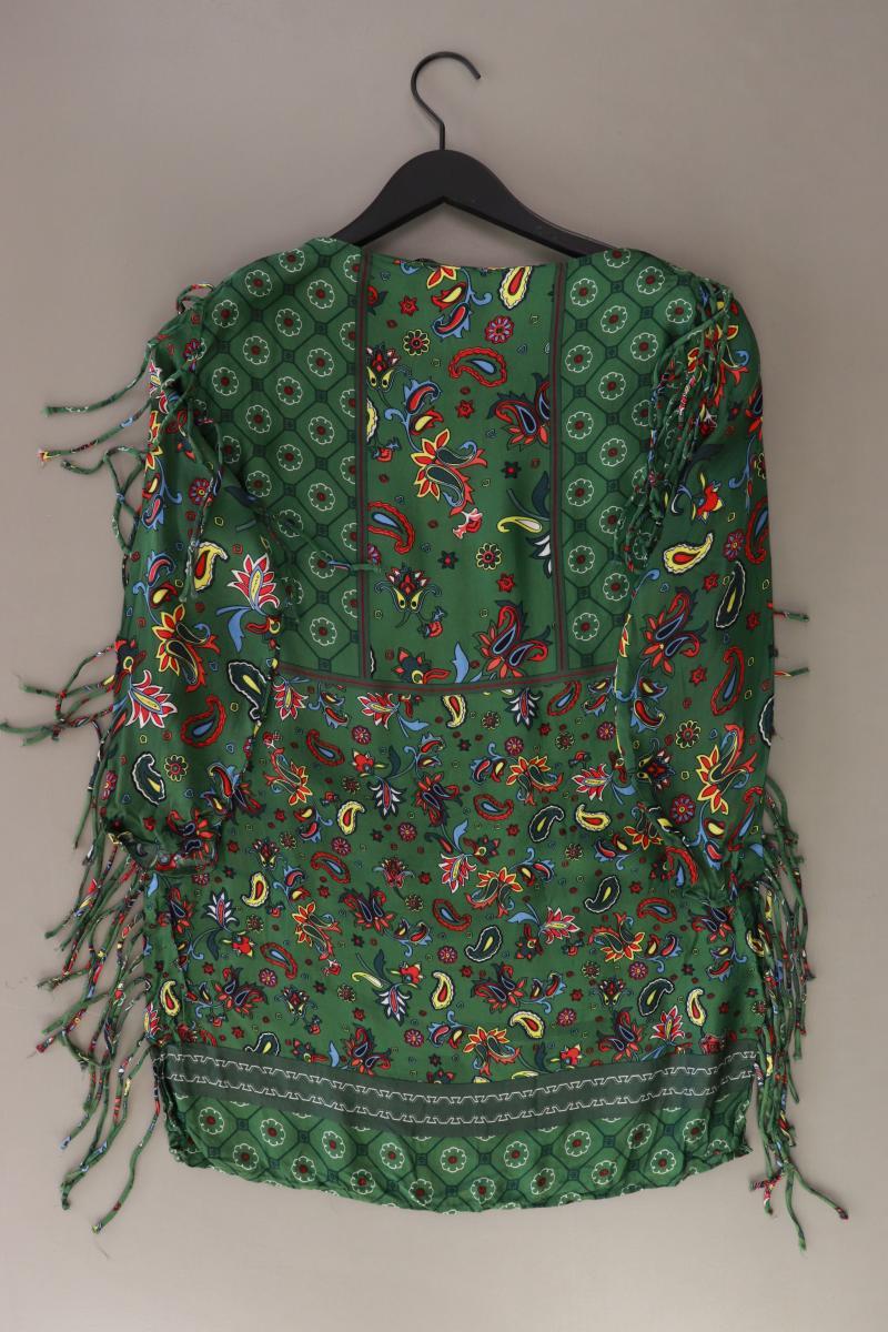 Zara Langarmbluse Gr. S mit Paisleymuster grün aus Polyester - Image 2