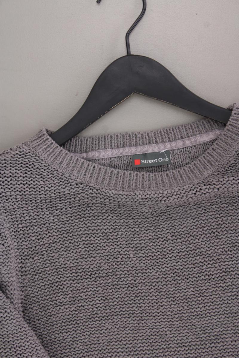 Street One Grobstrickpullover Gr. 38 grau aus Polyacryl - Image 2