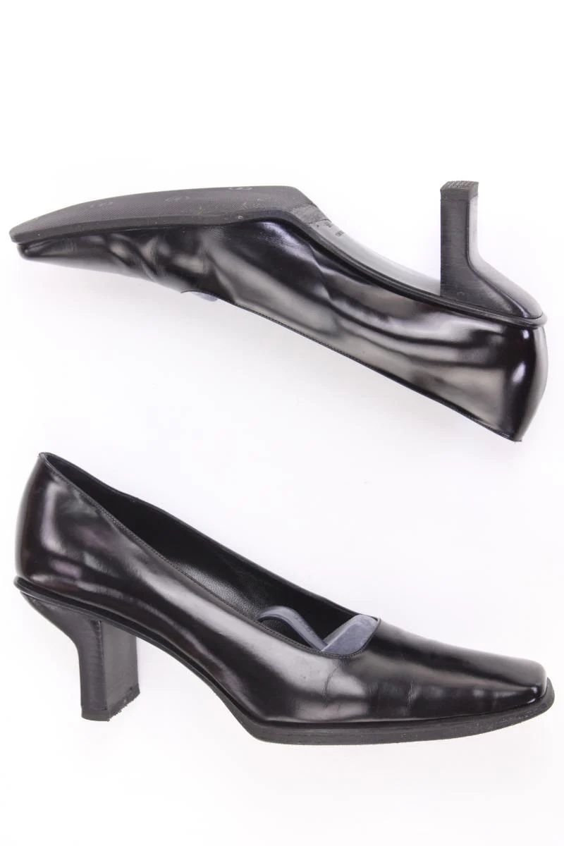 Prada Calzature Donna Spazzolato Leder Pumps Gr. 38,5 schwarz - Image 2