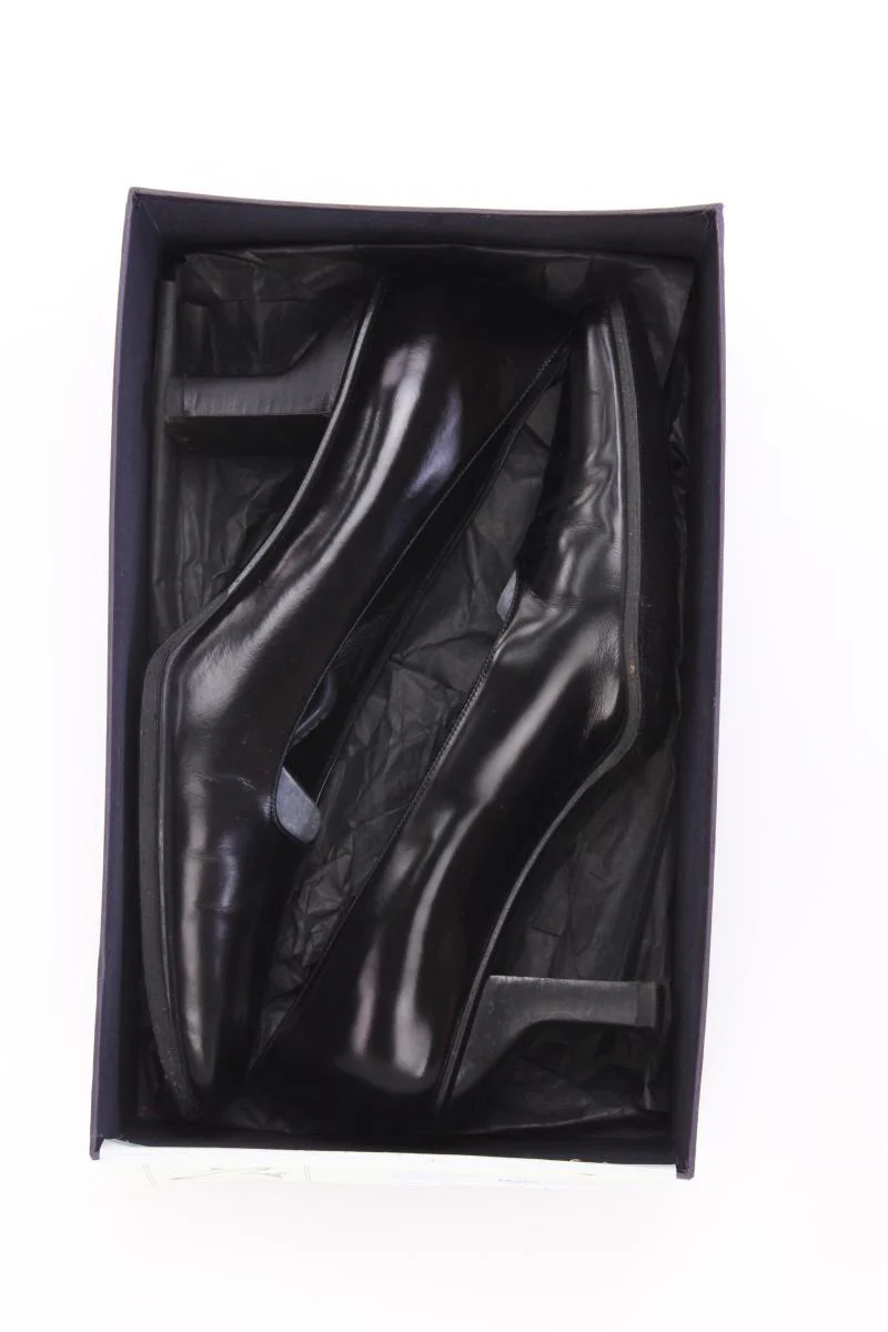 Prada Calzature Donna Spazzolato Leder Pumps Gr. 38,5 schwarz - Image 5
