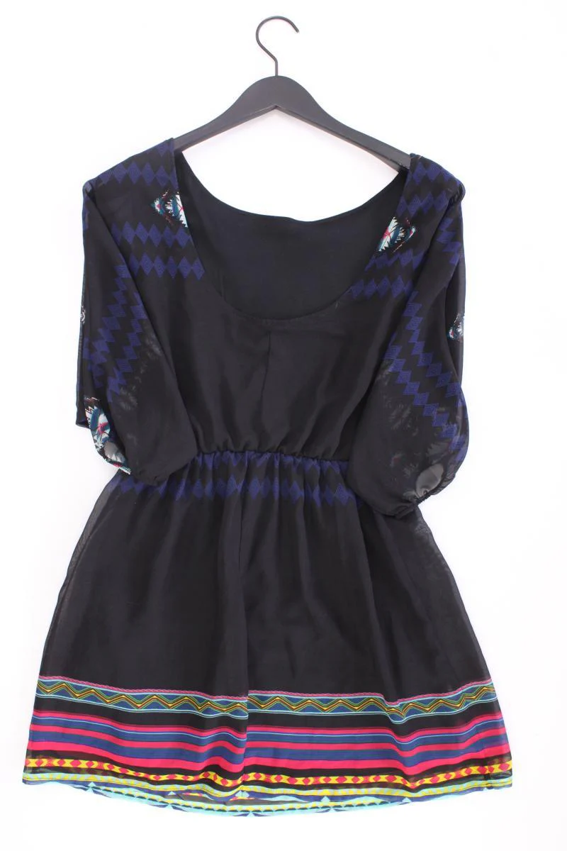 Stradivarius Chiffonkleid Gr. M 3/4 Ärmel schwarz aus Polyester - Image 3