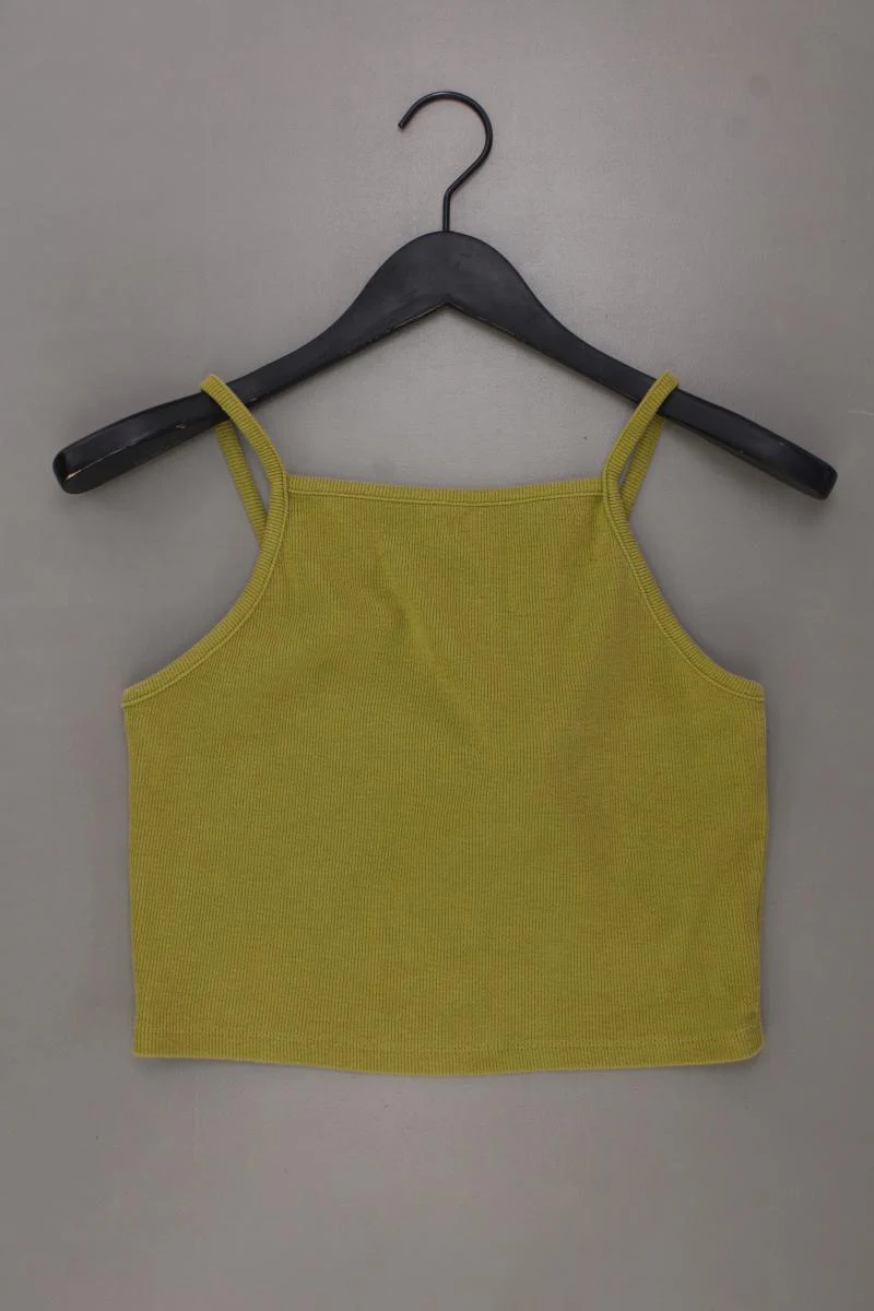 forever 21 Crop Top Gr. L grün aus Baumwolle