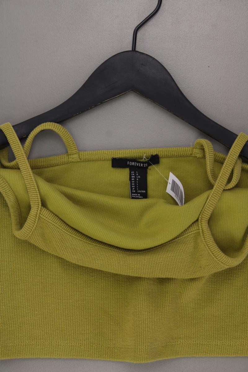 forever 21 Crop Top Gr. L grün aus Baumwolle - Image 2