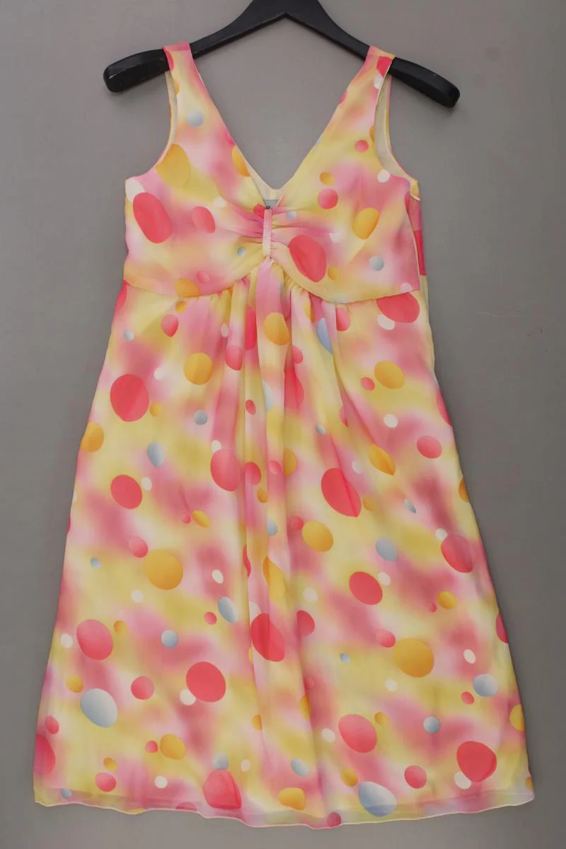 Midikleid Gr. S Träger Vintage mehrfarbig aus Polyester