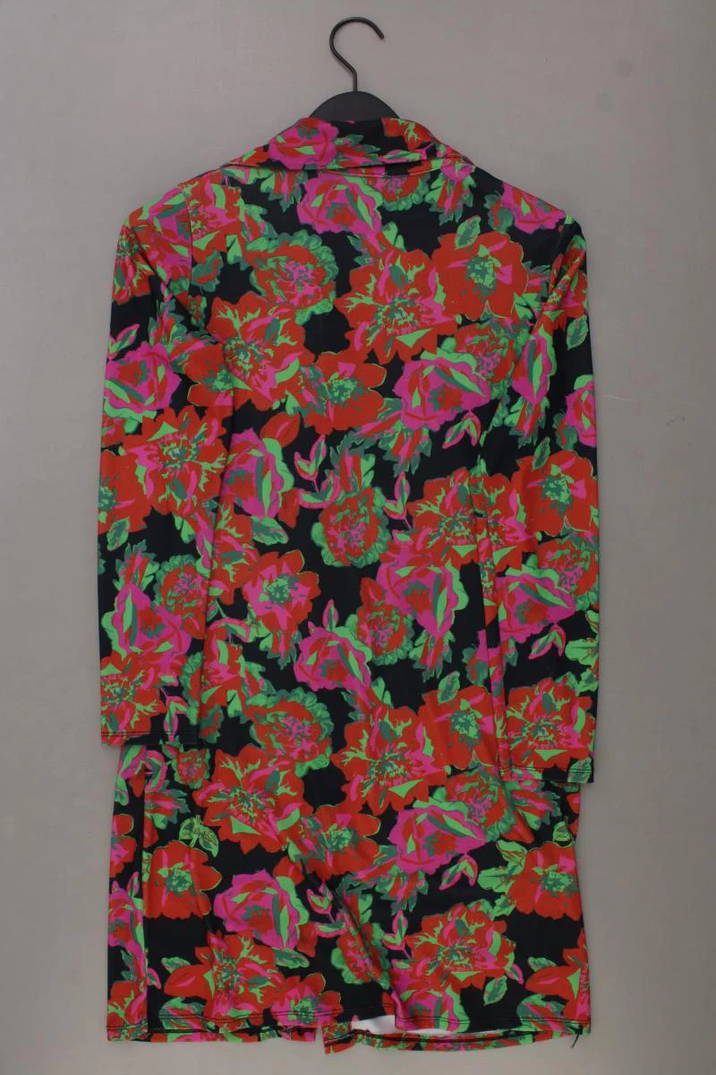 Polokleid Gr. M mit Blumenmuster Langarm mehrfarbig aus Polyester - Image 3