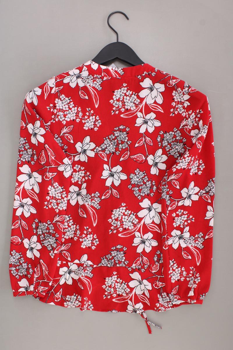 Orsay Langarmbluse Gr. 34 mit Blumenmuster neuwertig rot aus Polyester - Image 3