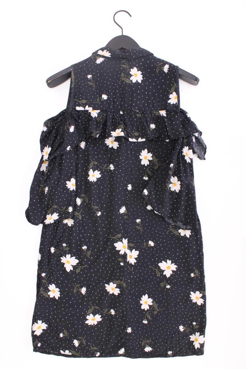 C&A Kleid Gr. 36 mit Blumenmuster neu mit Etikett 3/4 Ärmel grau aus Viskose - Image 3