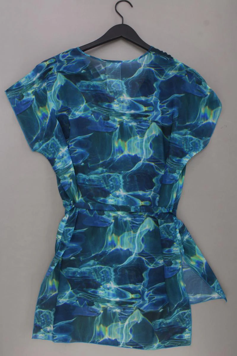 Replay Strandkleid Gr. 42 mit Gürtel Kurzarm blau aus Polyester - Image 3