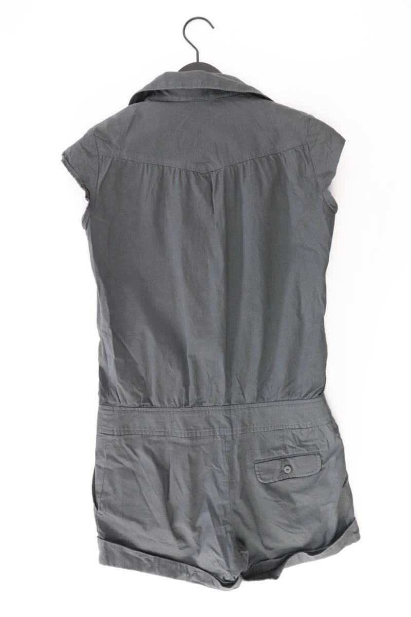Topshop Kurzer Jumpsuit Gr. UK 10 (S) grau aus Baumwolle - Image 2