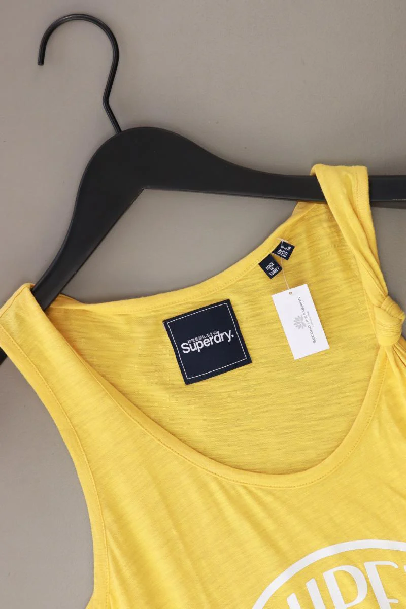 Superdry Trägertop Gr. 36 gelb aus Baumwolle - Image 3