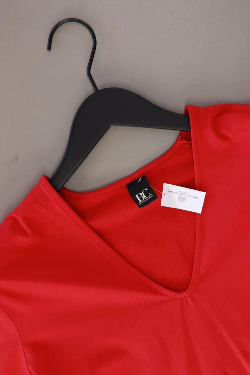 Best Connections Shirt mit V-Ausschnitt Gr. 42 Kurzarm rot aus Polyester - Image 3