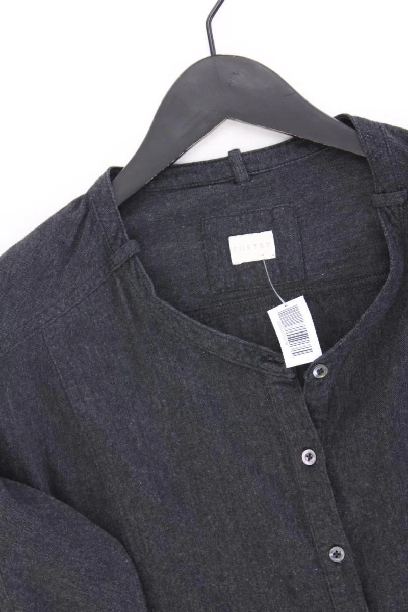 Poetry Comfort Bluse Gr. 34 3/4 Ärmel grau aus Baumwolle - Image 2