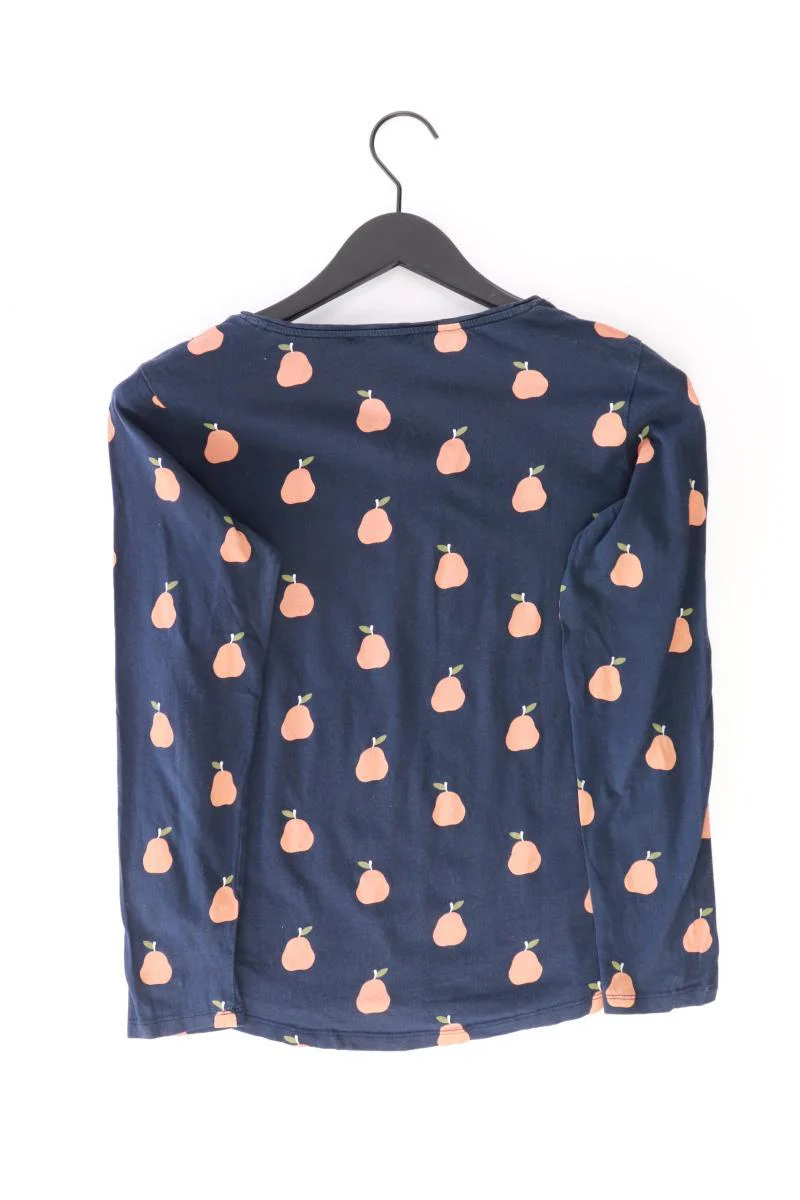 edc by Esprit Shirt mit Birnenmuster Gr. M Langarm blau aus Baumwolle - Image 2