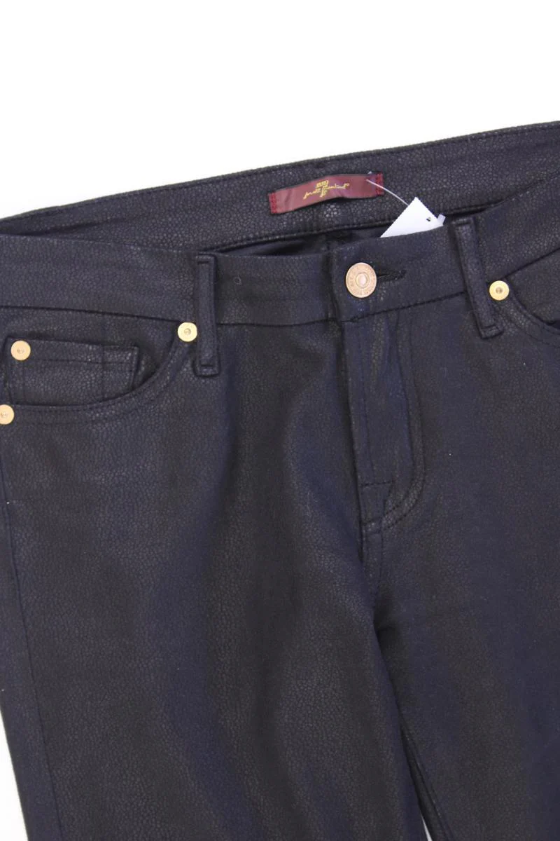 7 For All Mankind Five-Pocket-Hose Gr. W27 schwarz aus Polyester - Image 2