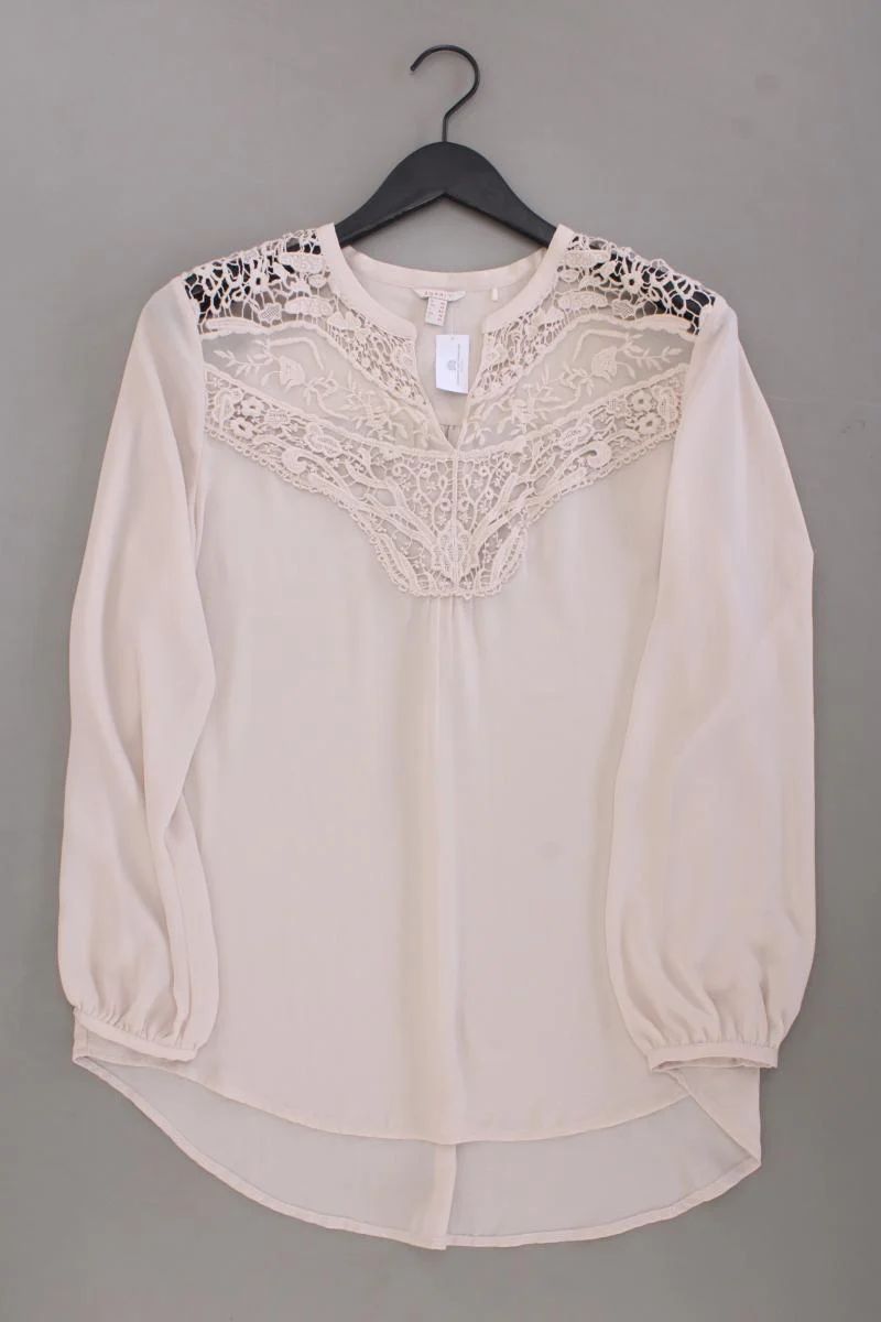 Esprit Langarmbluse Gr. 40 rosa