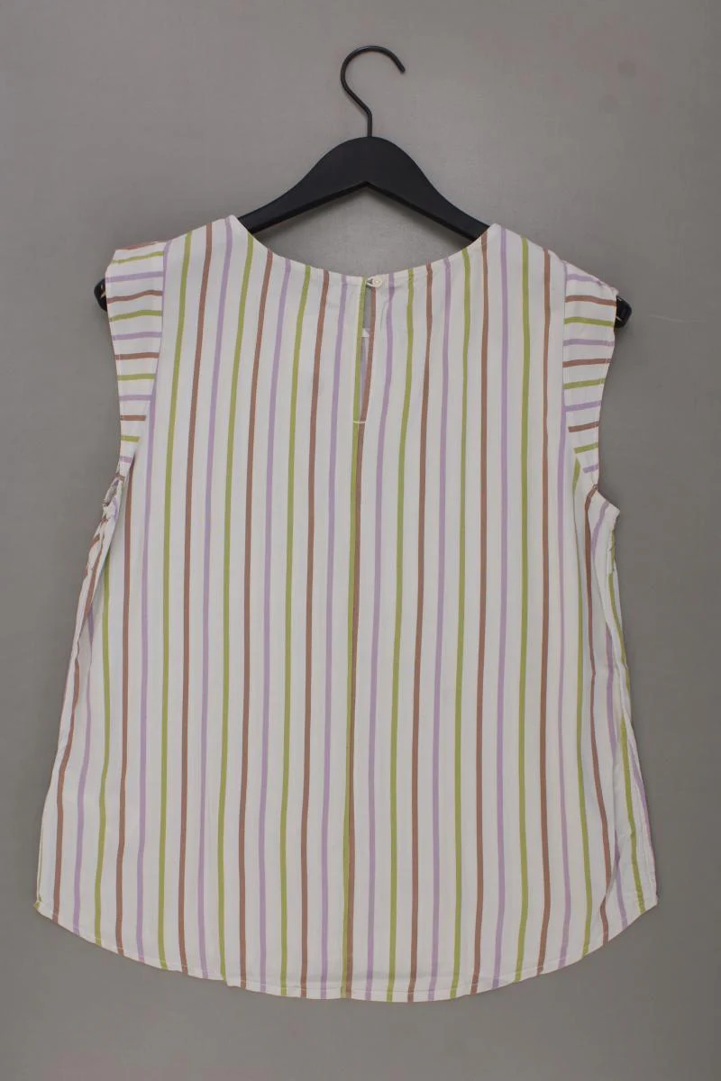 Tom Tailor Ärmellose Bluse Gr. M gestreift mehrfarbig aus Viskose - Image 3
