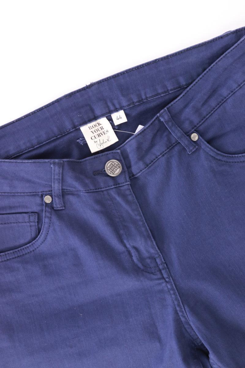 ROCK YOUR CURVES Straight Jeans Gr. 44 blau aus Baumwolle - Image 3