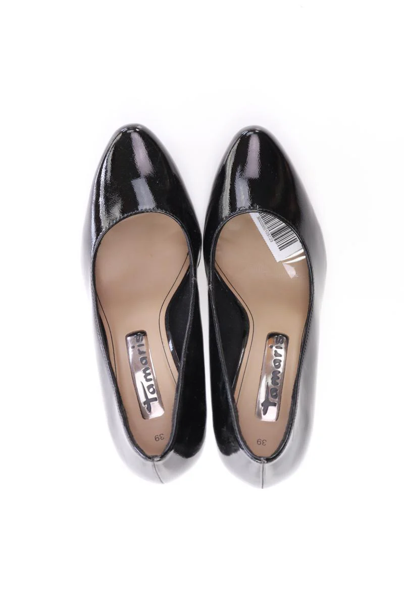 Tamaris Pumps Gr. 39 schwarz aus Leder - Image 3