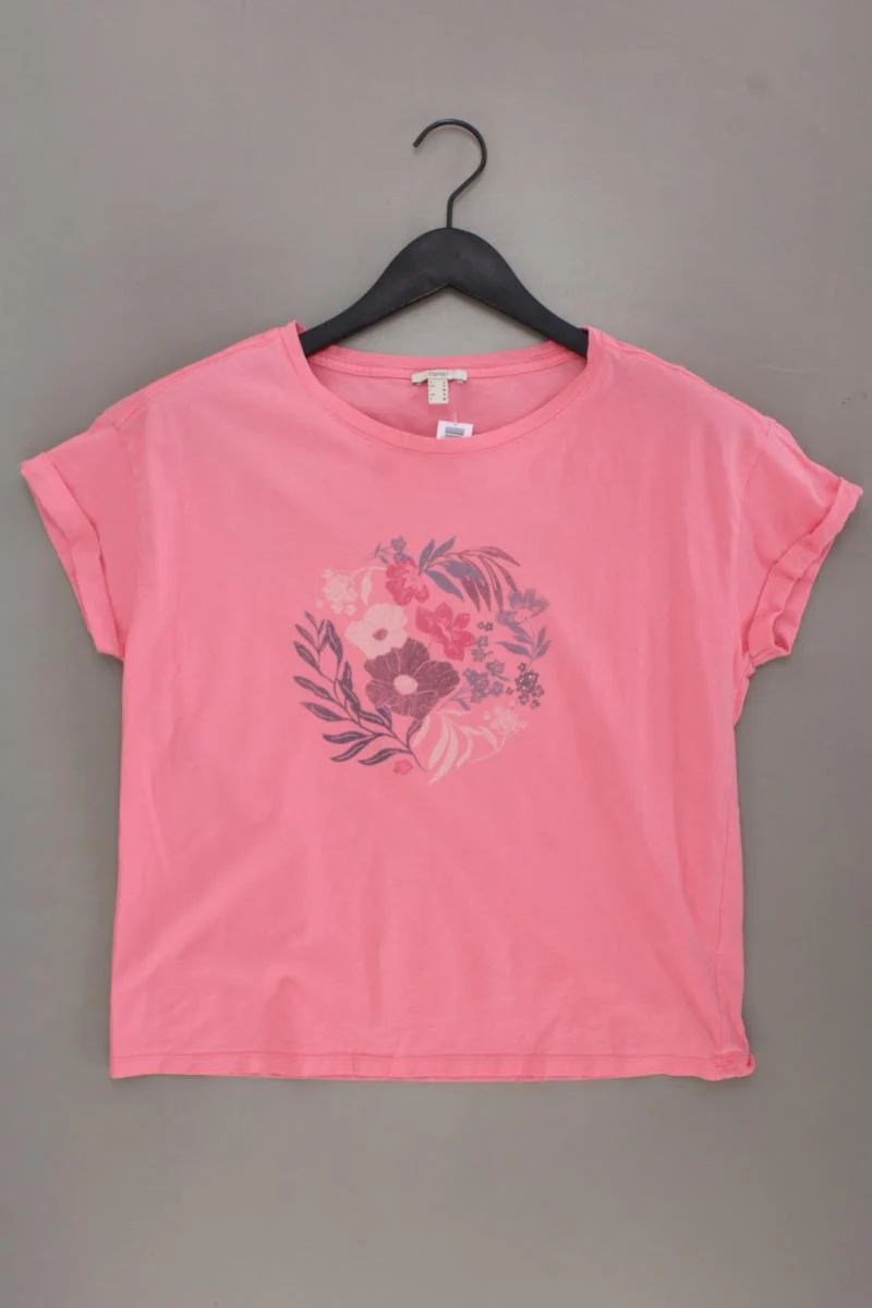 Esprit Printshirt Gr. S Kurzarm pink
