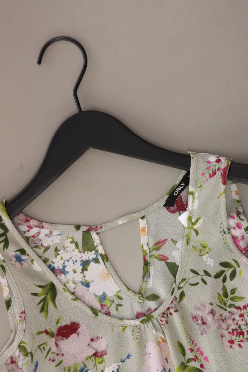 Only Regular Bluse Gr. 36 mit Blumenmuster 3/4 Ärmel grün aus Polyester - Image 3