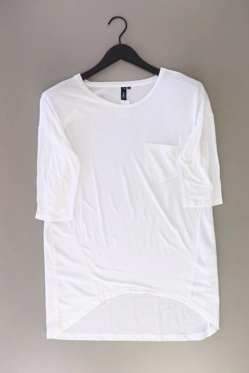 s.Oliver Regular Shirt Gr. M 3/4 Ärmel weiß