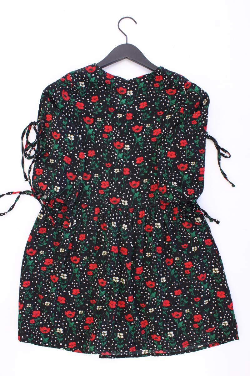 Mango Kleid mit eingenähter Shorts Gr. XS mit Blumenmuster 3/4 Ärmel rot - Image 3