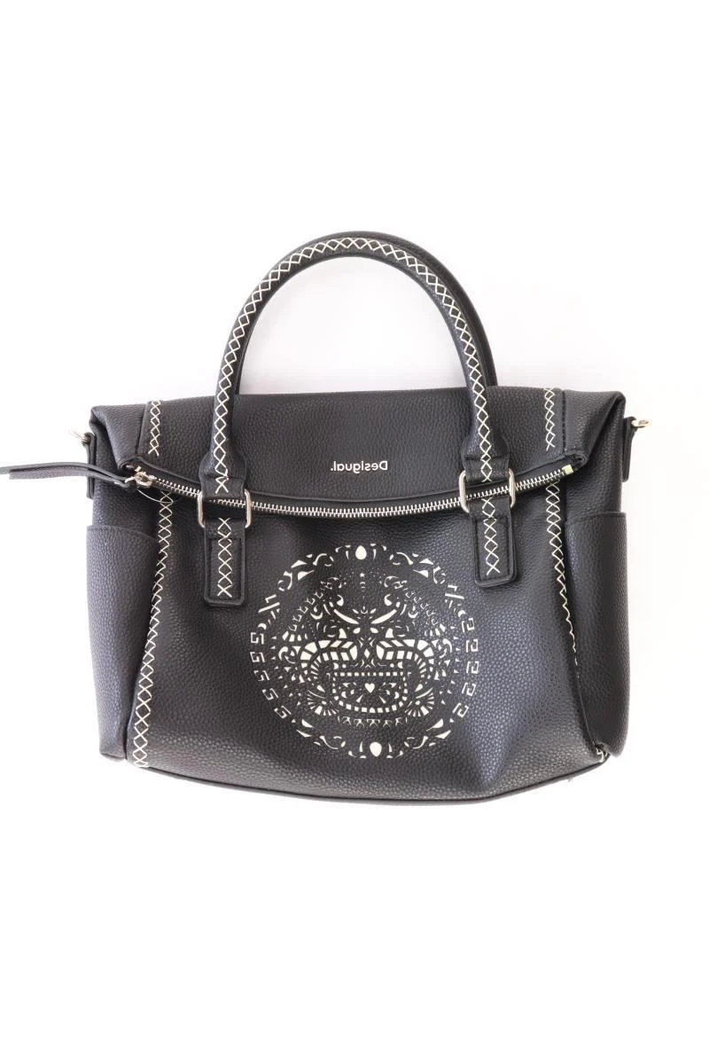 Desigual Henkeltasche neuwertig schwarz aus Kunstleder