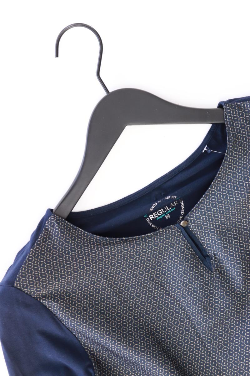 Bonita Regular Bluse Gr. M mit Blumenmuster 3/4 Ärmel blau aus Viskose - Image 3
