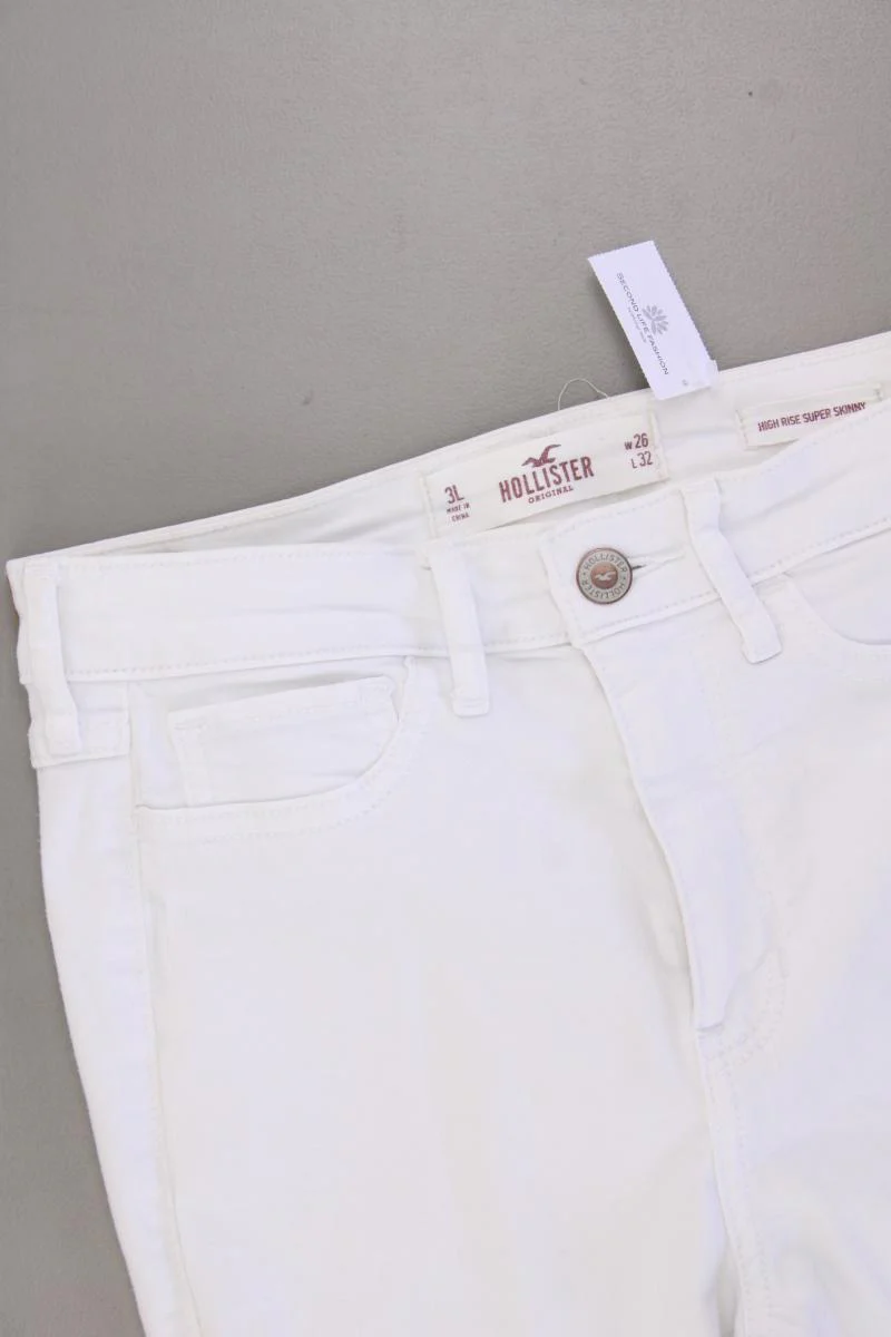 Hollister Skinny Jeans Gr. W26/L32 weiß aus Baumwolle - Image 2