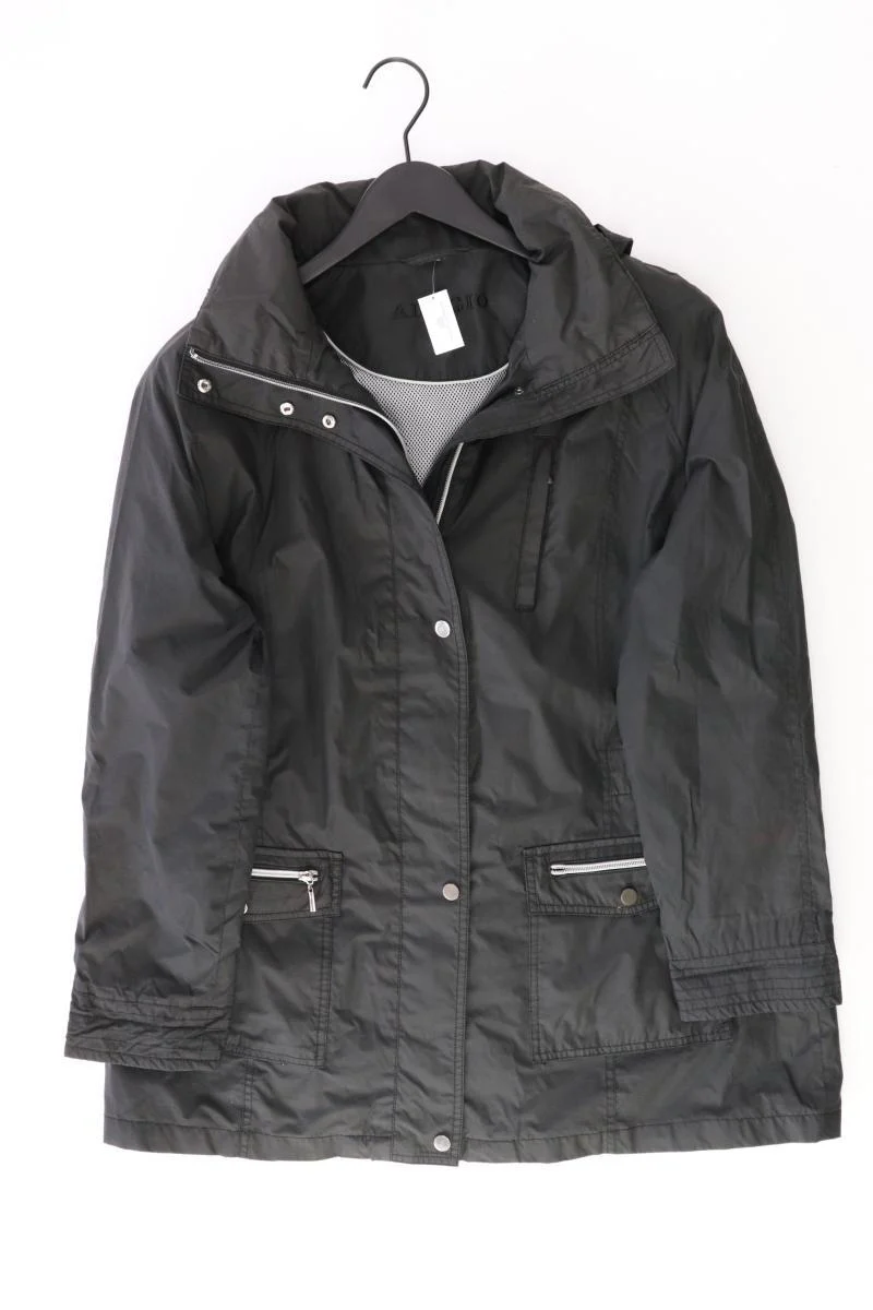 Adagio Lange Jacke Gr. 46 schwarz aus Polyester