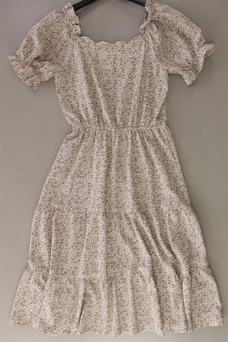 monteau Kurzarmkleid Gr. M mit Carmen-Ausschnitt creme aus Polyester - Image 2