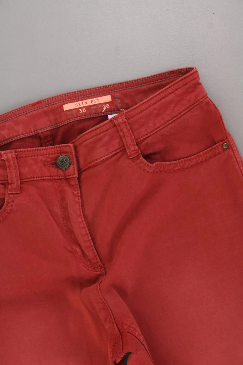 edc by Esprit Skinny Jeans Gr. 36/L28 orange aus Baumwolle - Image 2