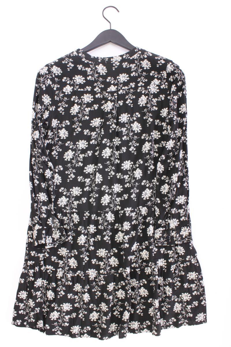 Smith & Soul Langarmkleid Gr. M mit Blumenmuster neuwertig schwarz - Image 3