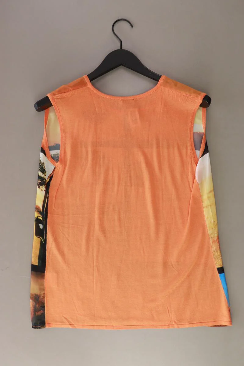 VA Milano Kurzarmbluse Gr. 44 orange aus Viskose - Image 2