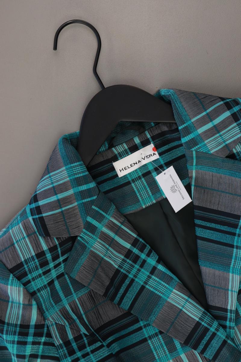 Helena Vera Longblazer Gr. Kurzgröße 21 kariert türkis aus Polyester - Image 3