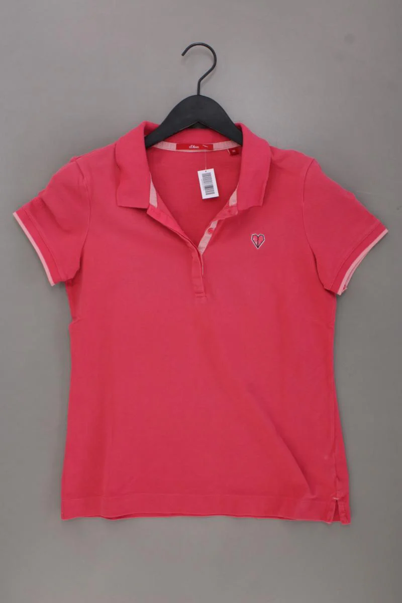 s.Oliver Poloshirt Gr. 36 neuwertig Kurzarm pink aus Baumwolle