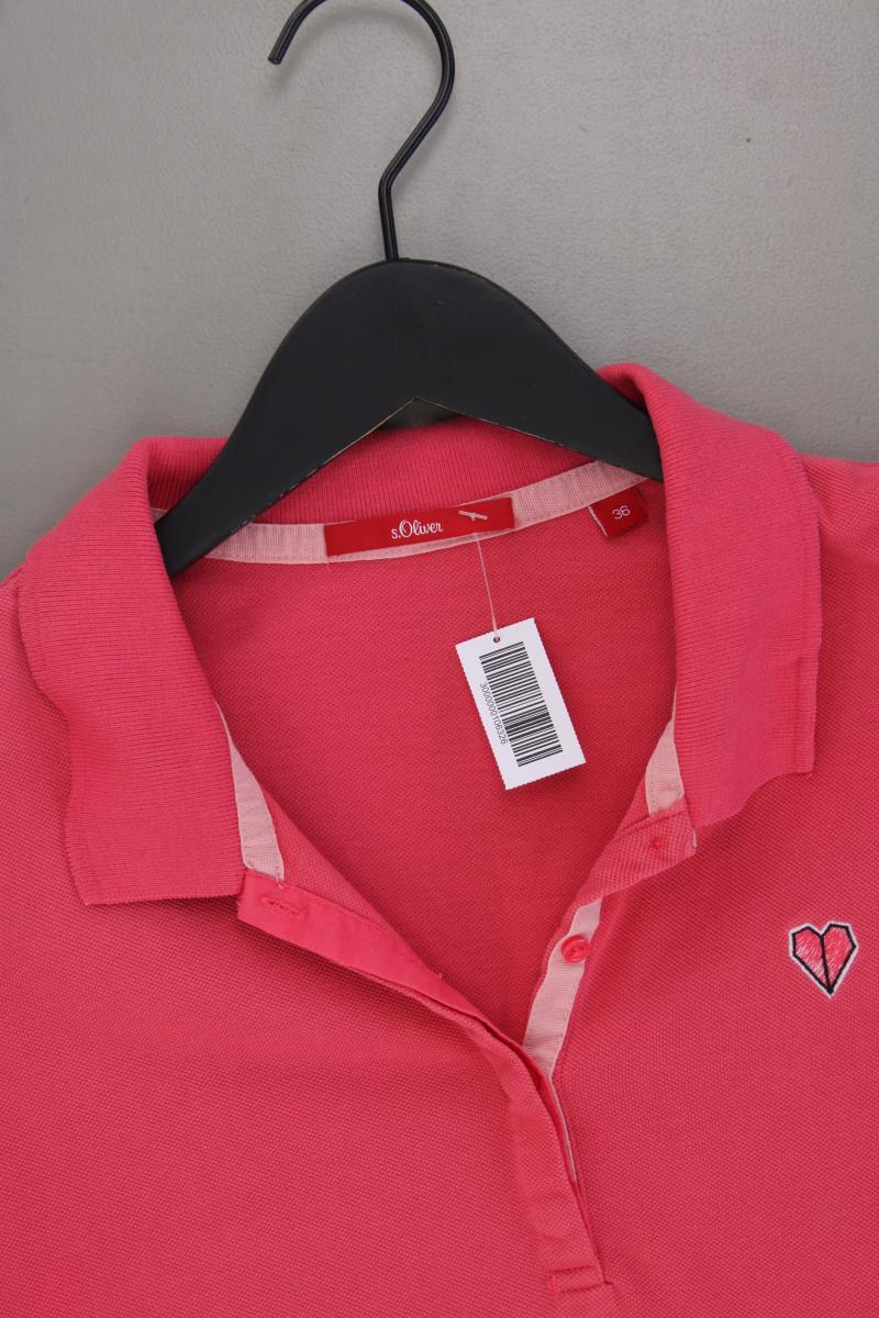 s.Oliver Poloshirt Gr. 36 neuwertig Kurzarm pink aus Baumwolle - Image 2