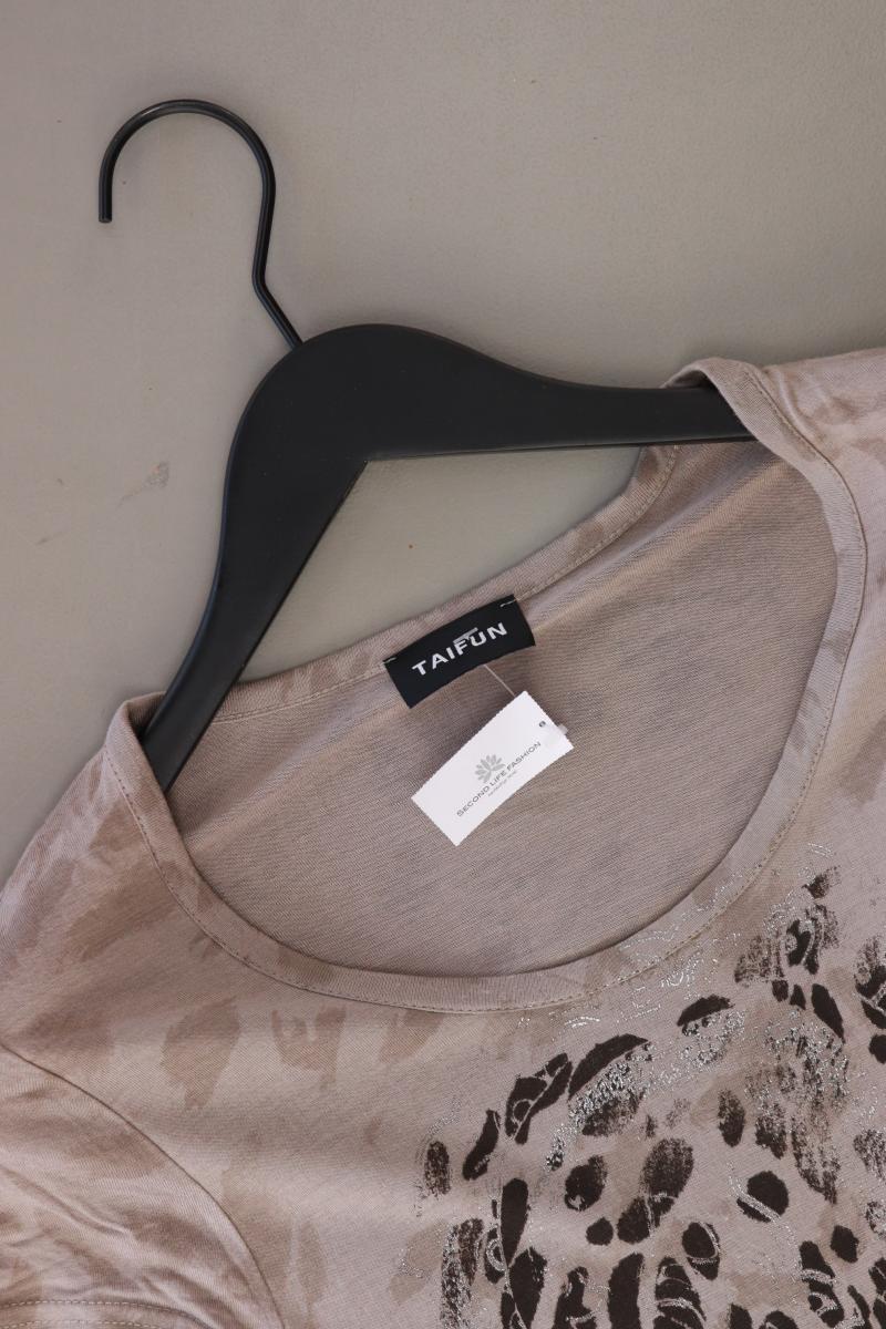 Taifun Printshirt Gr. 38 mit Tierdruck Kurzarm braun - Image 3