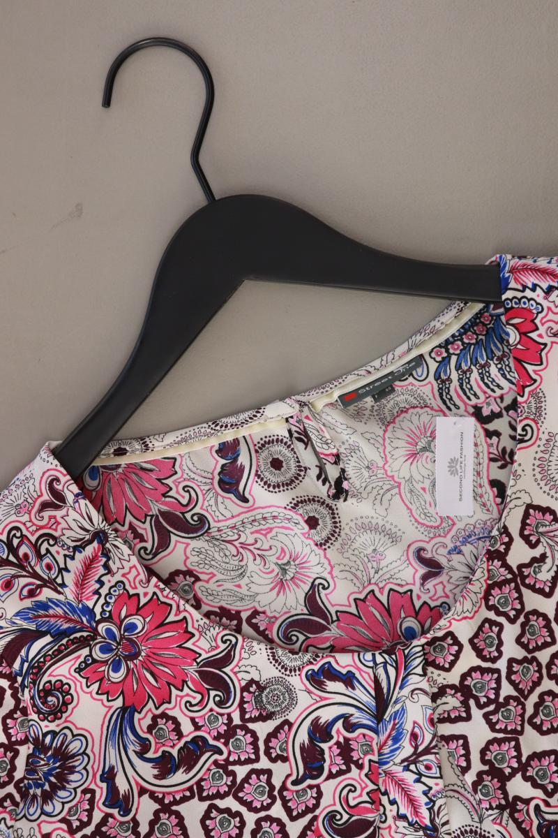 Street One Regular Bluse Gr. 42 mit Blumenmuster 3/4 Ärmel pink aus Polyester - Image 3