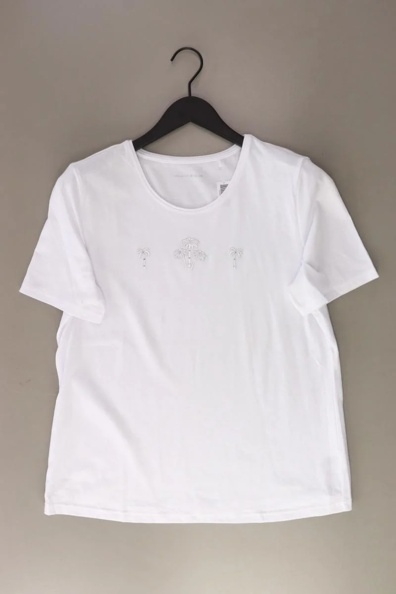 Helena Vera T-Shirt Gr. 44 Kurzarm weiß aus Polyester