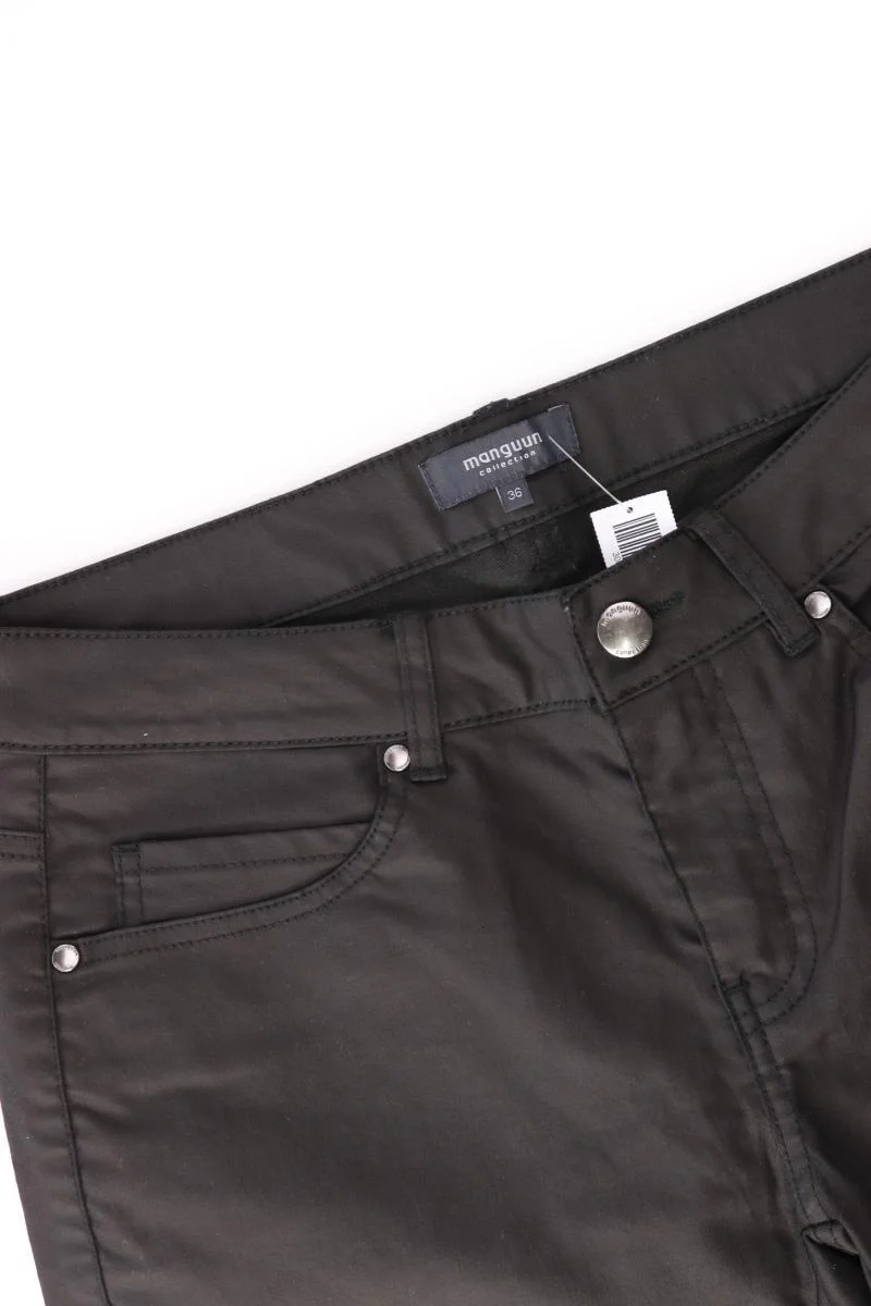 Manguun Five-Pocket-Hose Gr. 36 schwarz aus Baumwolle - Image 3