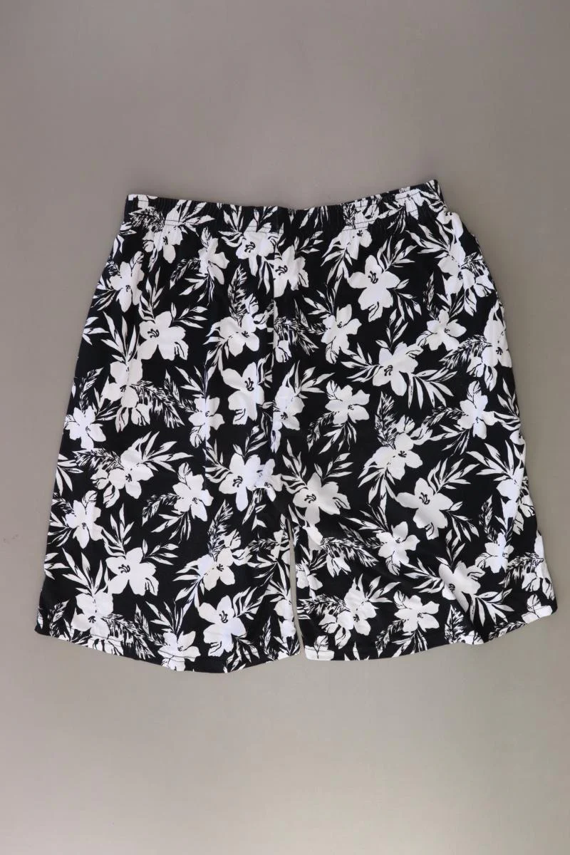 Janet & Joyce Shorts Gr. 44 mit Blumenmuster schwarz aus Viskose - Image 2