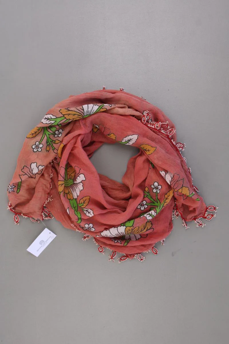 Tuch mit Blumenmuster rosa