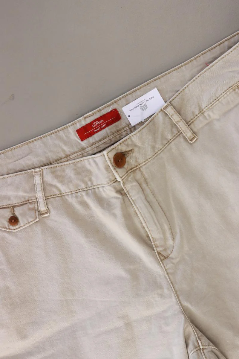 s.Oliver Chino Shorts Gr. 44 creme aus Baumwolle - Image 3