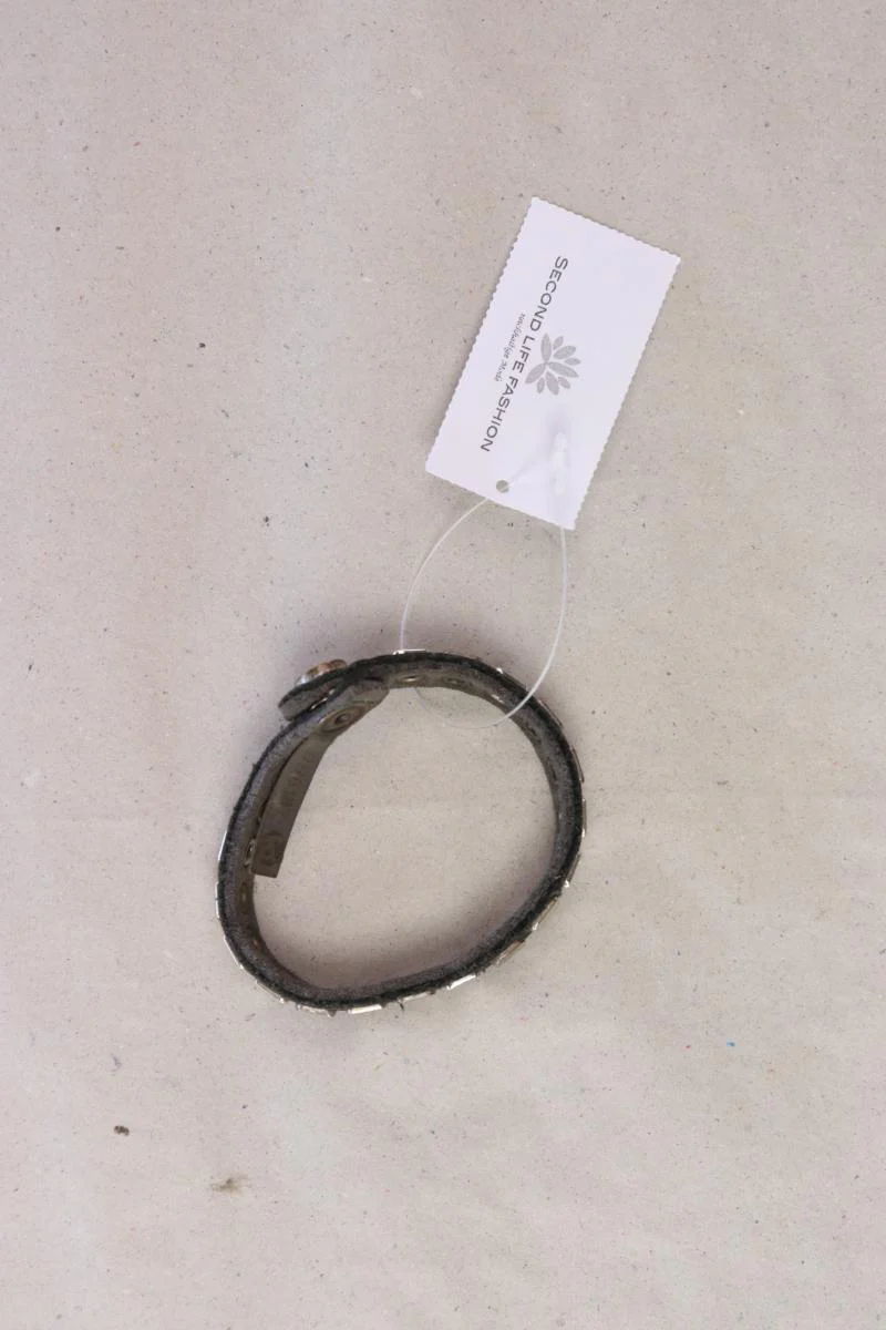 Armband grau aus Leder - Image 2