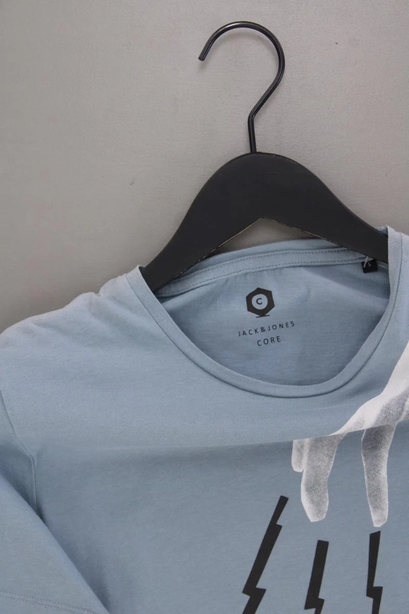 Jack & Jones Printshirt für Herren Gr. S Kurzarm blau - Image 2