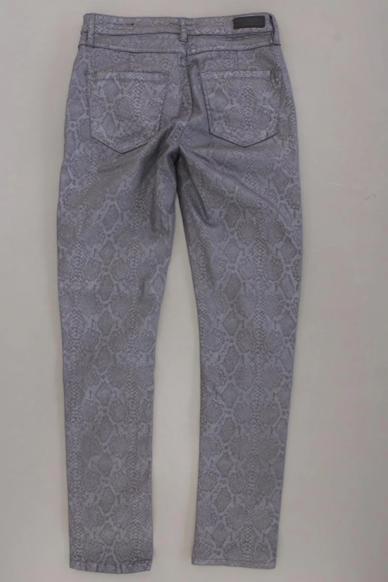Opus Five-Pocket-Hose Gr. 36 mit Tierdruck Modell Emily grau aus Baumwolle - Image 3
